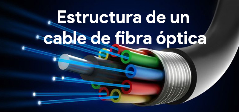 structure of a fiber optic cable