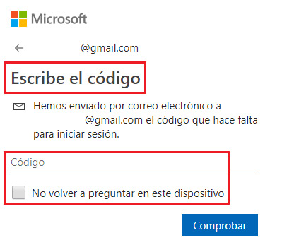Write verification code closing accounts Hotmail Outlook