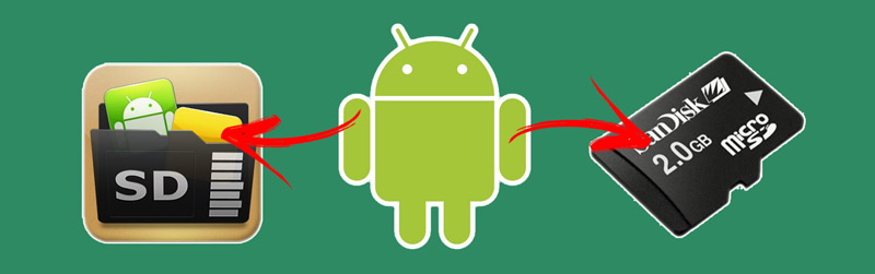 transfer all applications and files from internal memory to an SD card on an Android phone