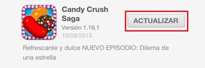 Update Candy Crush Soda for iPhone