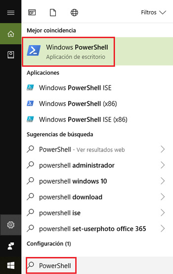 Find and enter Windows PowerShell
