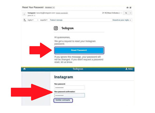Steps to recover my Instagram account without the mobile phone