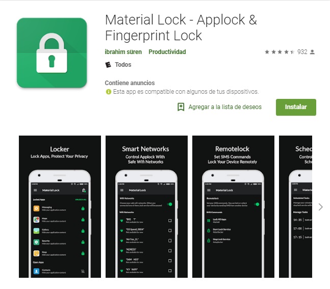 Material Lock - App Security