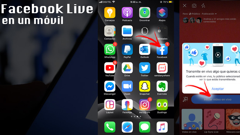 Broadcast a Facebook Live from your mobile