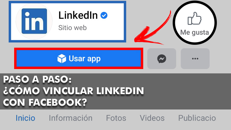Learn step by step how to link your LinkedIn profile to Facebook