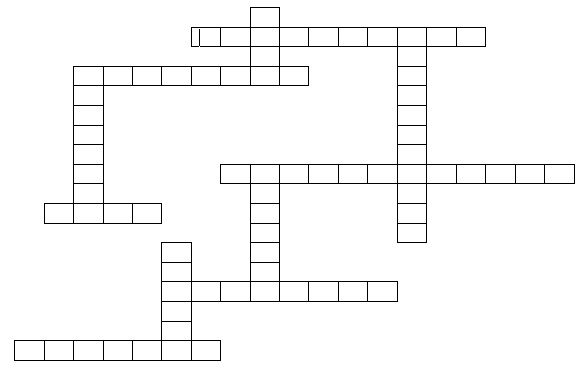 Crossword without the solutions
