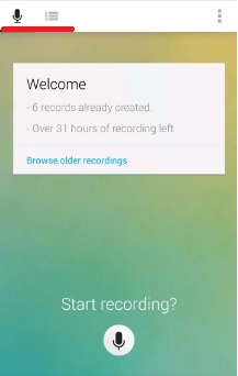 Skyro Voice Recorder app