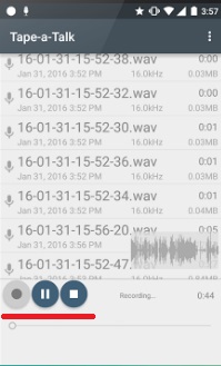 Tape-a-Talk Voice Recorder app