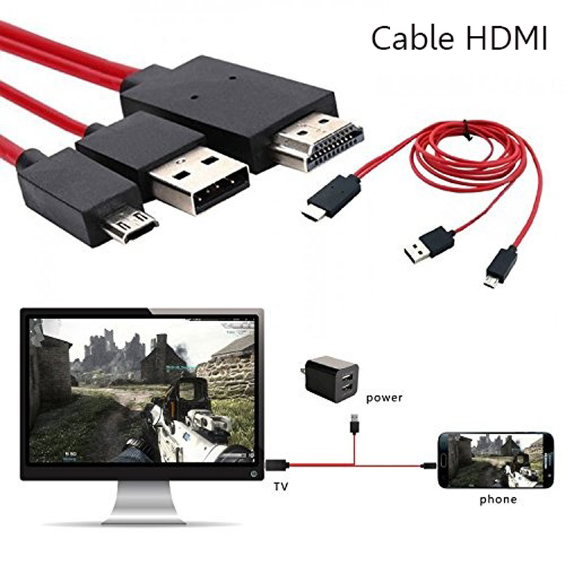 Using an HDMI cable