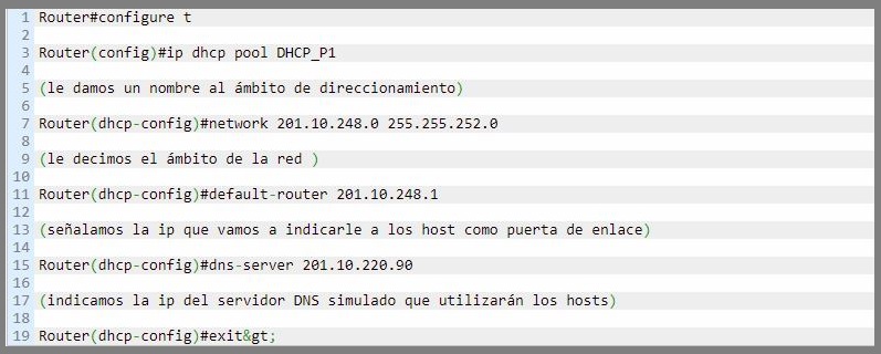Definition of IP address pool in router