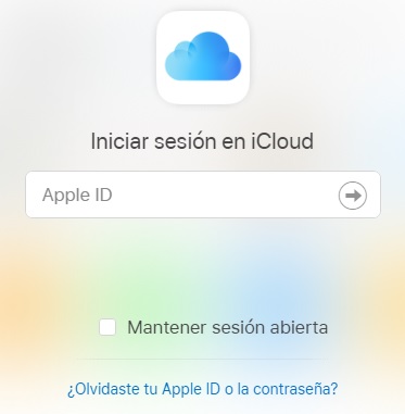 Sign in to iCloud