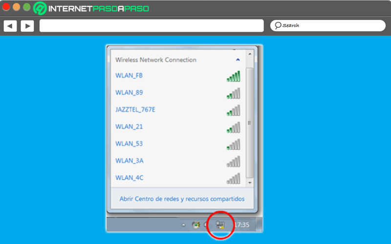 Learn step by step how to connect to a WiFi network from scratch in Windows 7