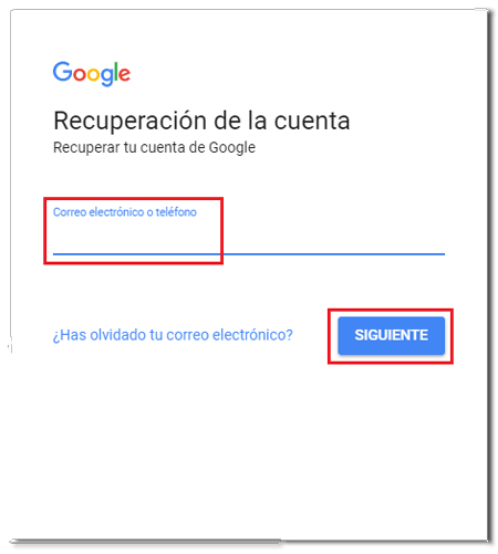 Google Account Recovery for Blogger