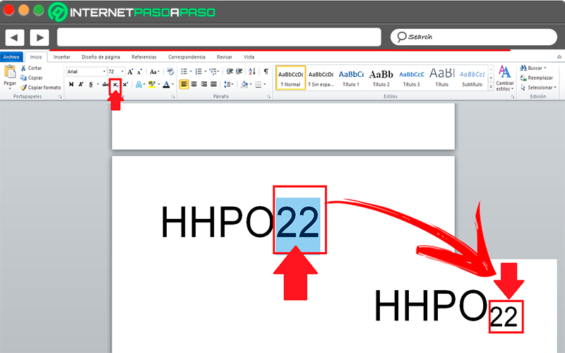 Steps to insert a subscript in Microsoft Word fast and easy