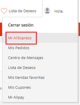 Enter My AliExpress