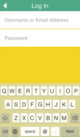 Enter user password to access Snapchat