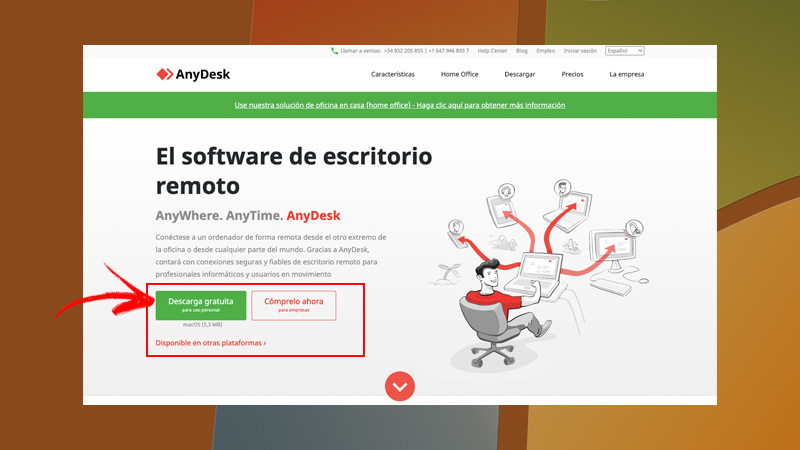 Anydesk remote desktop program