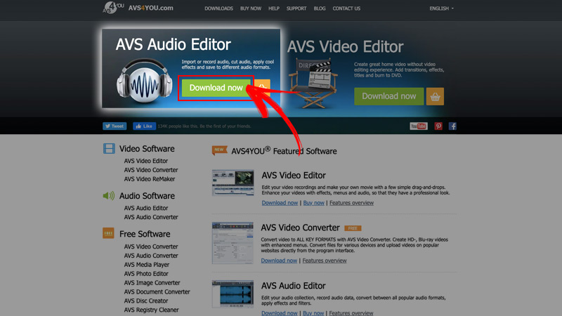 AVS Audio Recorder to record audios in Windows 8