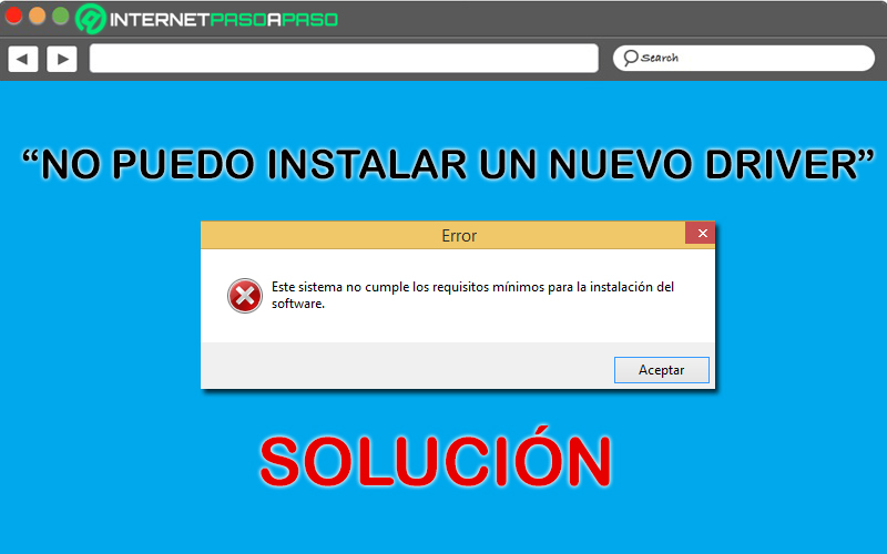 Windows 8 cannot install the new driver How to fix this error?
