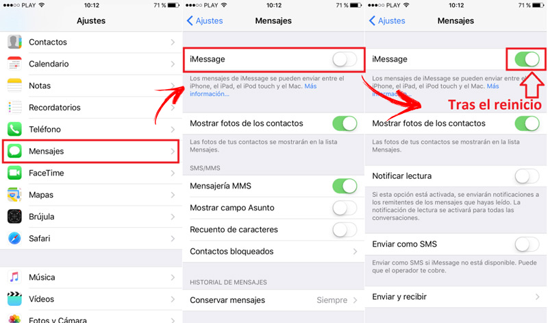 Steps to activate iMessage iPhone app for free