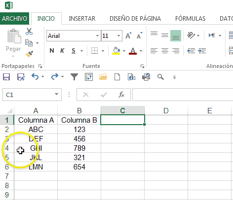 Swap ranges in Excel