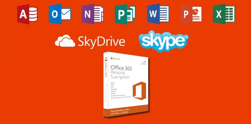 All programs and applications include the Office 365 suite