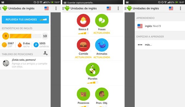 Create new account profile Duolingo Android