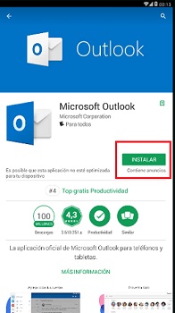 download outlook on android