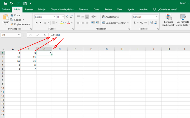 What should I take into consideration before copying a function to another cell in Excel?