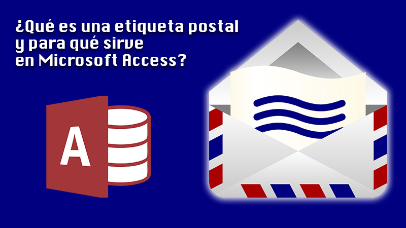 What is a mailing label and what is it for in Microsoft Access?