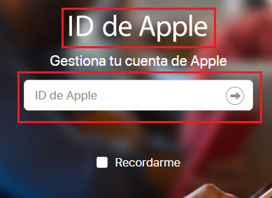 Login to iCloud with Apple ID