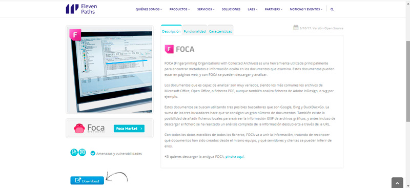 What are the main functions and tools that we can use in FOCA?