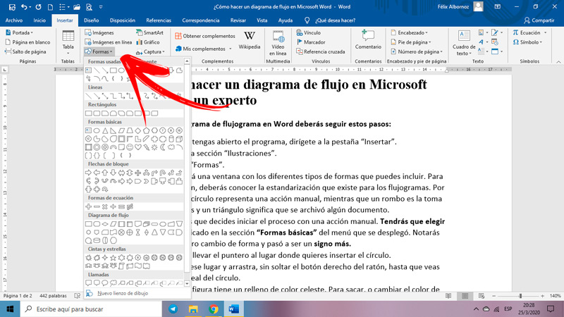 Steps to make a flowchart in Microsoft Word like an expert
