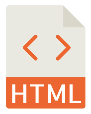 files with .HTML extension
