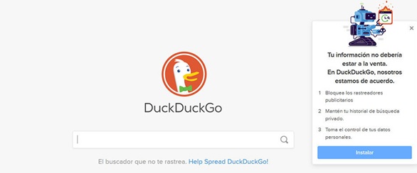 Duck duck go, internet search engine