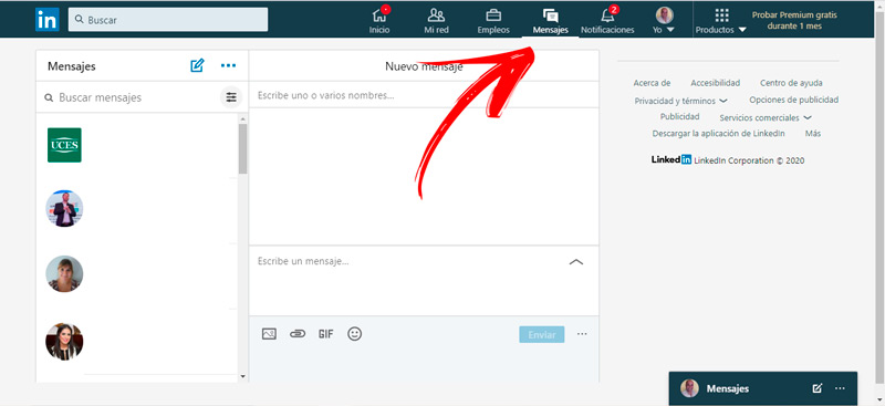 Learn step by step how to send an InMail on LinkedIn to a user outside of your network