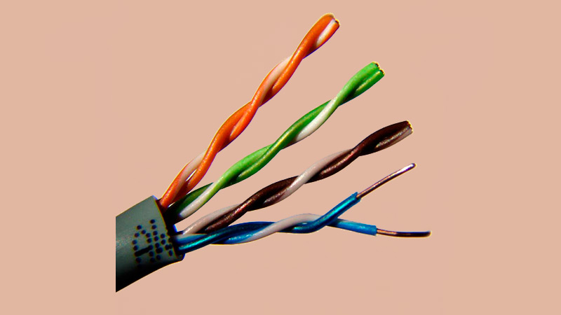 What are twisted pair cables and what are they for?