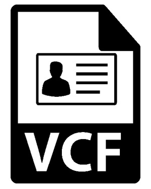 files with .VCF extension