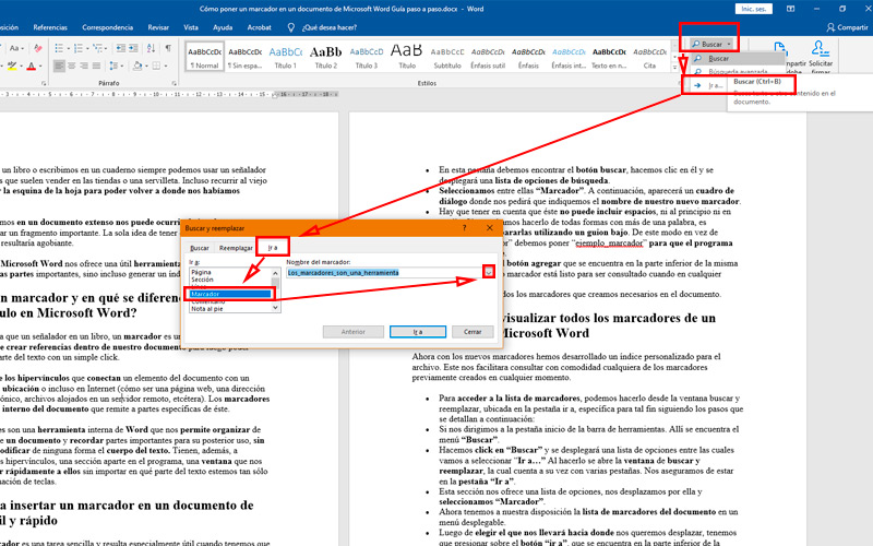 Learn how to view all bookmarks in a document in Microsoft Word