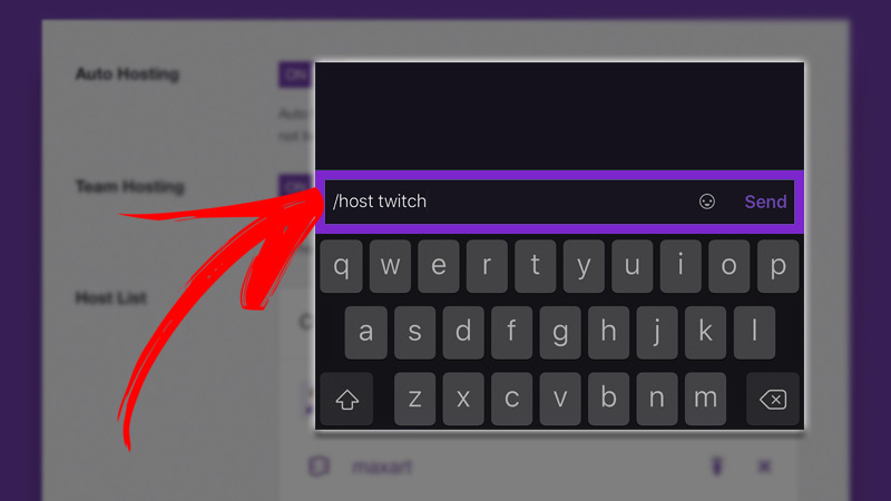 Learn step by step how to host and use Twitch hosting mode