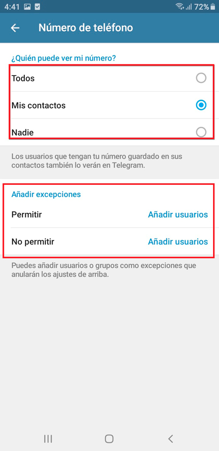 Set up your Telegram account step by step to show only your username and not your phone number