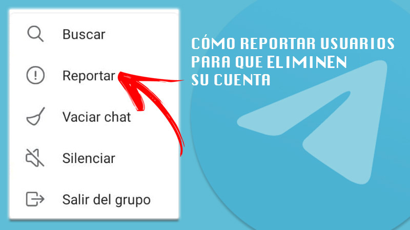Find out how to report users to have their account suspended or completely deleted on Telegram
